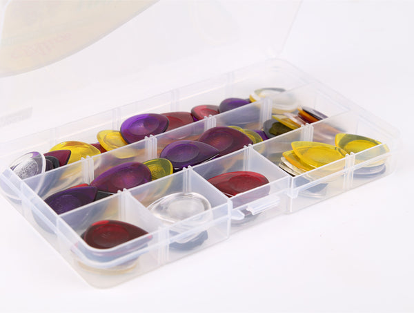 Guitar Picks + 1 Plastic Case
