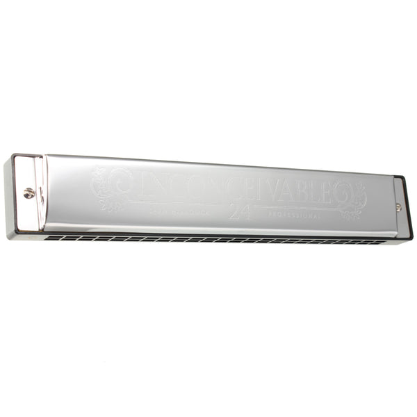 24 Holes Key Flute Harmonica with Case